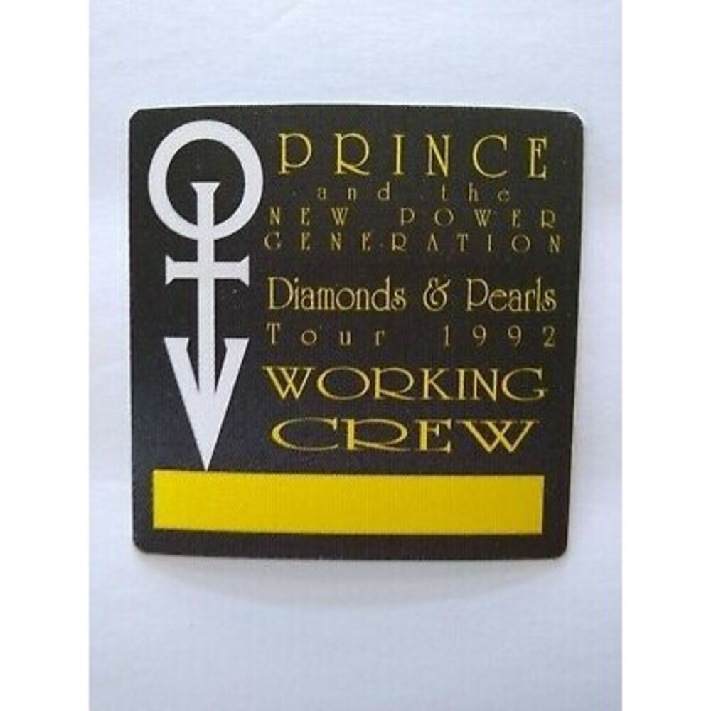 Prince And The New Power Generation Backstage Pass NOS 1992 Diamonds & Pearls